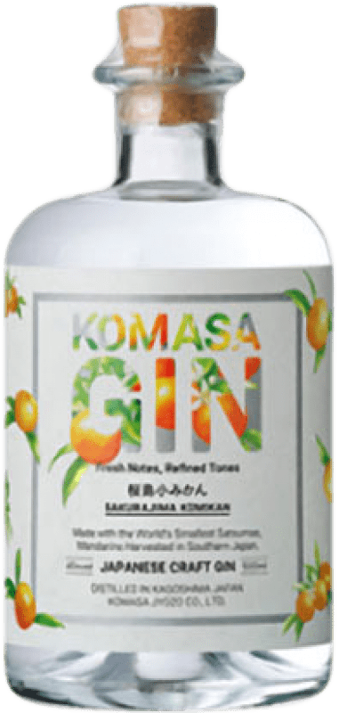 41,95 € Envio grátis | Genever Gin Komasa Komikan Craft Japão Garrafa Medium 50 cl