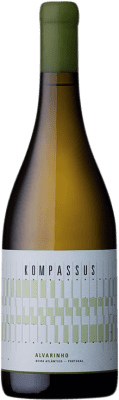 19,95 € Free Shipping | White wine Kompassus D.O.C. Bairrada Portugal Albariño Bottle 75 cl