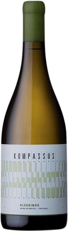 19,95 € Envío gratis | Vino Blanco Kompassus D.O.C. Bairrada Portugal Albariño 75 cl