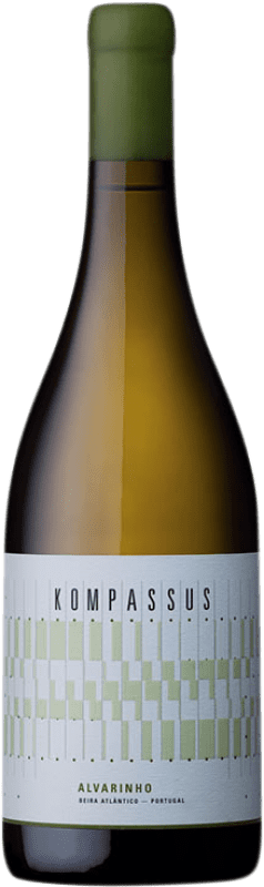 19,95 € Kostenloser Versand | Weißwein Kompassus D.O.C. Bairrada Portugal Albariño Flasche 75 cl