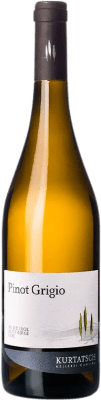 15,95 € Бесплатная доставка | Белое вино Kurtatsch D.O.C. Alto Adige Альто-Адидже Италия Pinot Grey бутылка 75 cl