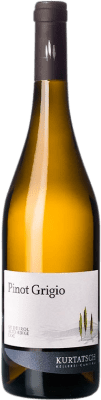 16,95 € Spedizione Gratuita | Vino bianco Kurtatsch D.O.C. Alto Adige Alto Adige Italia Pinot Grigio Bottiglia 75 cl