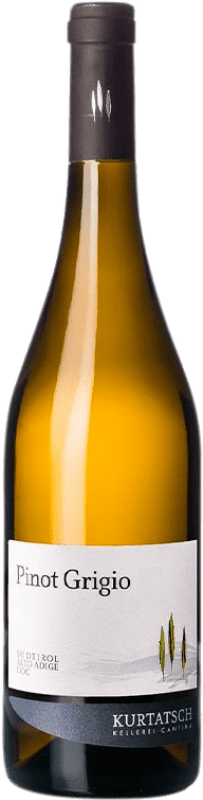 15,95 € Envio grátis | Vinho branco Kurtatsch D.O.C. Alto Adige Alto Adige Itália Pinot Cinza Garrafa 75 cl