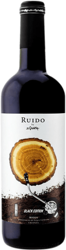 11,95 € Spedizione Gratuita | Vino Rosso La Quinta Ruido Black — Edizione Nera, Edizione Limitata Crianza — Invecchiato in Botte D.O.Ca. Rioja La Rioja Spagna Tempranillo, Garnacha — Grenache, Graciano, Mazuelo 75 cl