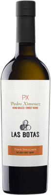 15,95 € Envio grátis | Vinho doce Las Botas P.X. D.O. Jerez-Xérès-Sherry Andaluzia Espanha Pedro Ximénez Garrafa Medium 50 cl