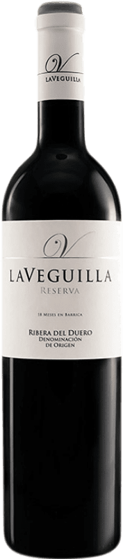 27,95 € 免费送货 | 红酒 Laveguilla 预订 D.O. Ribera del Duero 卡斯蒂利亚莱昂 西班牙 Tempranillo 瓶子 75 cl