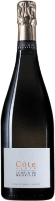 47,95 € Envio grátis | Espumante branco Le Brun de Neuville Côte Brute A.O.C. Champagne Champagne França Pinot Preto, Chardonnay Garrafa 75 cl