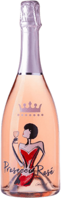 16,95 € Free Shipping | Rosé sparkling Le Contesse Rosé Brut D.O.C. Prosecco Italy Pinot Black, Glera Bottle 75 cl