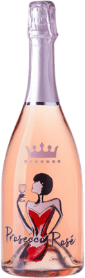 16,95 € 免费送货 | 玫瑰气泡酒 Le Contesse Rosé 香槟 D.O.C. Prosecco 意大利 Pinot Black, Glera 瓶子 75 cl