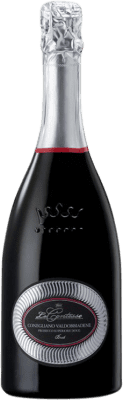 19,95 € 免费送货 | 白起泡酒 Le Contesse 香槟 D.O.C.G. Prosecco di Conegliano-Valdobbiadene 特雷维索 意大利 Glera 瓶子 75 cl