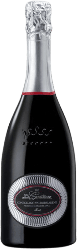 19,95 € Бесплатная доставка | Белое игристое Le Contesse брют D.O.C.G. Prosecco di Conegliano-Valdobbiadene Treviso Италия Glera бутылка 75 cl