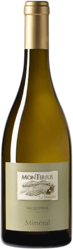 38,95 € Бесплатная доставка | Белое вино Montirius Minéral Blanc A.O.C. Vacqueyras Прованс Франция Grenache White, Roussanne, Bourboulenc бутылка 75 cl