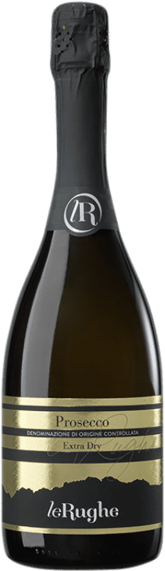 10,95 € Бесплатная доставка | Белое игристое вино Le Rughe Extra Seco — Экстра сухое D.O.C. Prosecco Италия Glera — Глера Бутылка 75 cl