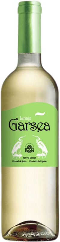 10,95 € 免费送货 | 白酒 Linaje Garsea Blanco D.O. Rueda 卡斯蒂利亚莱昂 西班牙 Verdejo 瓶子 75 cl