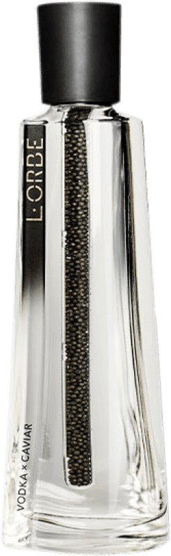 139,95 € Spedizione Gratuita | Vodka L'Orbe X Polonia Bottiglia Medium 50 cl Caviar — Caviale