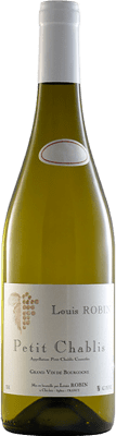 36,95 € Envio grátis | Vinho branco Louis Robin A.O.C. Petit-Chablis Borgonha França Chardonnay Garrafa 75 cl