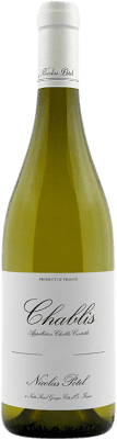 39,95 € Envío gratis | Vino blanco Nicolas Potel A.O.C. Chablis Borgoña Francia Botella 75 cl