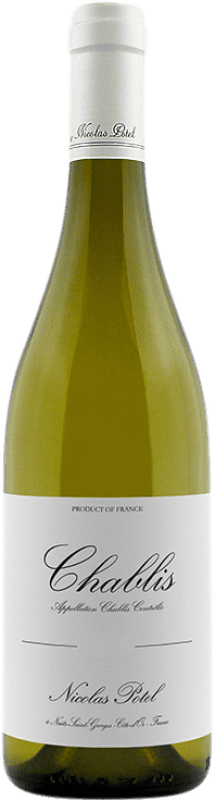 39,95 € Spedizione Gratuita | Vino bianco Nicolas Potel A.O.C. Chablis Borgogna Francia Bottiglia 75 cl