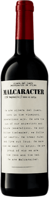 10,95 € Spedizione Gratuita | Vino Rosso Malcaracter D.O. Ribera del Duero Castilla y León Spagna Tempranillo 75 cl