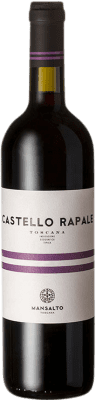 23,95 € Free Shipping | Red wine Mansalto Castello Rapale I.G.T. Toscana Tuscany Italy Merlot, Cabernet Sauvignon, Sangiovese Bottle 75 cl
