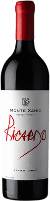 98,95 € Envío gratis | Vino tinto Monte Xanic Gran Ricardo Valle de Guadalupe California México Merlot, Cabernet Sauvignon, Petit Verdot Botella 75 cl