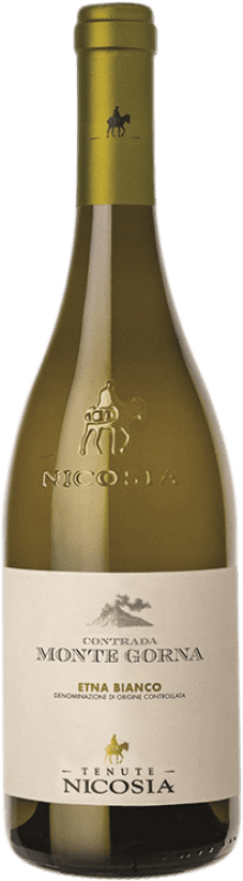 18,95 € Envio grátis | Vinho branco Nicosia Monte Gorna Bianco BIO D.O.C. Etna Sicília Itália Carricante, Catarratto Garrafa 75 cl