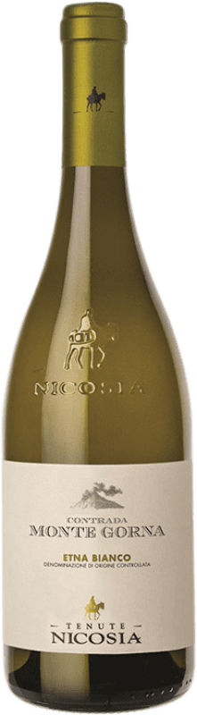19,95 € Envio grátis | Vinho Branco Nicosia Monte Gorna D.O.C. Etna Sicília Itália Carricante, Catarratto Bio — Ecológico Garrafa 75 cl