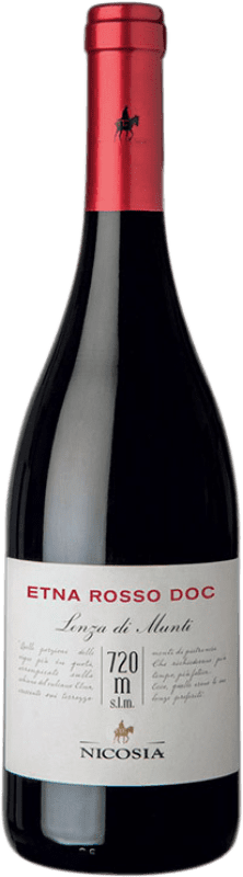 18,95 € Бесплатная доставка | Красное вино Nicosia Lenza di Munti Rosso D.O.C. Etna Сицилия Италия Nerello Mascalese, Nerello Cappuccio бутылка 75 cl