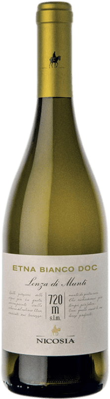 18,95 € Envio grátis | Vinho Branco Nicosia Lenza di Munti D.O.C. Etna Sicília Itália Carricante, Catarratto Garrafa 75 cl