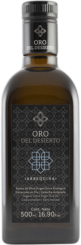 19,95 € Envío gratis | Aceite de Oliva Oro del Desierto Arbequina Botella Medium 50 cl