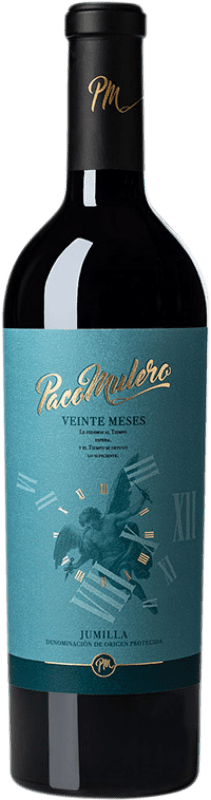 34,95 € Envio grátis | Vinho tinto Paco Mulero Veinte Meses D.O. Jumilla Região de Múrcia Espanha Syrah, Cabernet Sauvignon, Monastrell Garrafa 75 cl