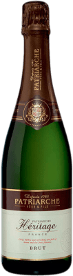 10,95 € Бесплатная доставка | Белое игристое Patriarche Héritage A.O.C. Bourgogne Бургундия Франция бутылка 75 cl