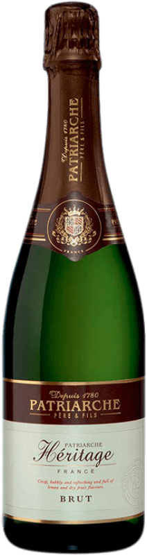 10,95 € Free Shipping | White sparkling Patriarche Héritage A.O.C. Bourgogne Burgundy France Bottle 75 cl