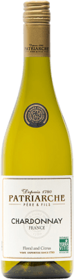 9,95 € 免费送货 | 白酒 Patriarche Cépages 法国 Chardonnay 瓶子 75 cl