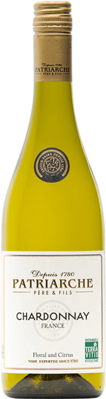 10,95 € Kostenloser Versand | Weißwein Patriarche Cépages Frankreich Chardonnay 75 cl