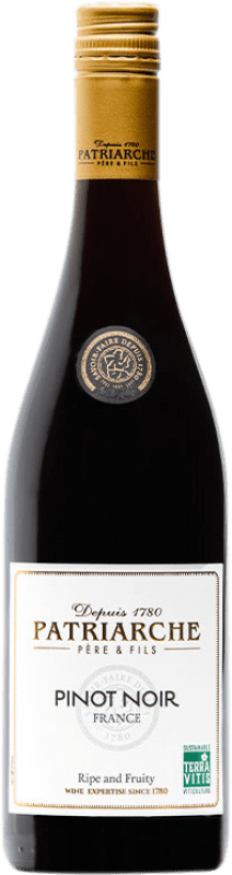 9,95 € Envío gratis | Vino tinto Patriarche Cépages Francia Pinot Negro Botella 75 cl