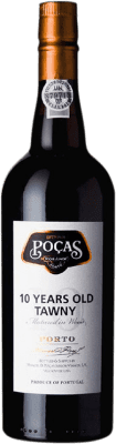 27,95 € Free Shipping | Fortified wine Poças Júnior Tawny I.G. Porto Porto Portugal Touriga Franca, Touriga Nacional, Tinta Roriz, Tinta Cão, Tinta Barroca 10 Years Bottle 75 cl