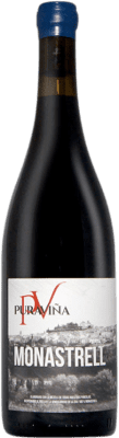 15,95 € 免费送货 | 红酒 Pura Viña 西班牙 Monastrell 瓶子 75 cl