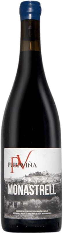 15,95 € Kostenloser Versand | Rotwein Pura Viña Spanien Monastrell Flasche 75 cl