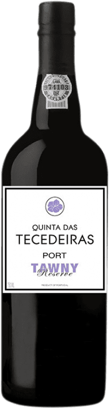 25,95 € Free Shipping | Fortified wine Quinta das Tecedeiras Port Tawny Reserve I.G. Porto Porto Portugal Sousón, Touriga Franca, Touriga Nacional, Tinta Roriz, Tinta Amarela, Tinta Barroca Bottle 75 cl