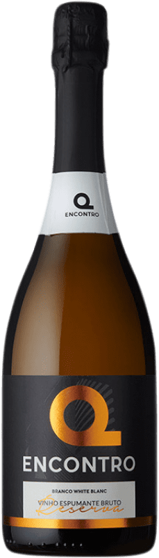 28,95 € Free Shipping | White sparkling Quinta do Encontro Espumante Bruto D.O.C. Bairrada Portugal Baga Bottle 75 cl