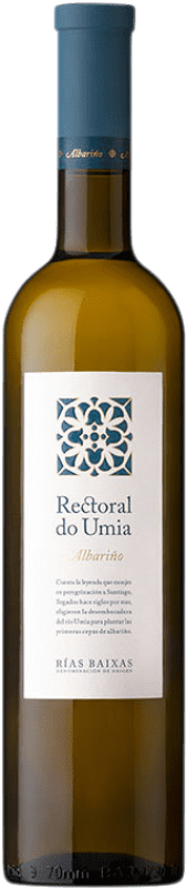 9,95 € Spedizione Gratuita | Vino bianco Rectoral do Umia D.O. Rías Baixas Galizia Spagna Albariño Bottiglia 75 cl