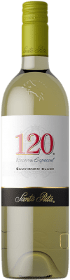 12,95 € 送料無料 | 白ワイン Santa Rita 120 Especial 予約 I.G. Valle Central セントラルバレー チリ Sauvignon White ボトル 75 cl