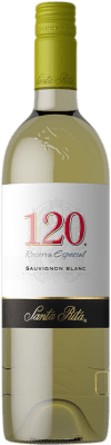 8,95 € Envoi gratuit | Vin Blanc Santa Rita 120 Spécial Réserve I.G. Valle Central Vallée centrale Chili Sauvignon 75 cl
