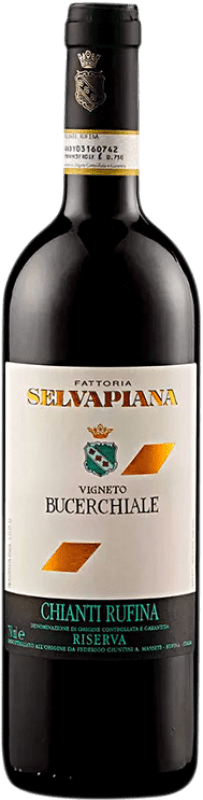 34,95 € Envío gratis | Vino tinto Selvapiana Vigneto Bucerchiale Reserva D.O.C.G. Chianti Toscana Italia Sangiovese Botella 75 cl