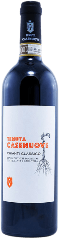 27,95 € Бесплатная доставка | Красное вино Tenuta Casenuove D.O.C.G. Chianti Classico Тоскана Италия Merlot, Cabernet Sauvignon, Sangiovese бутылка 75 cl