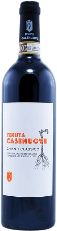 28,95 € Kostenloser Versand | Rotwein Tenuta Casenuove Klassisch D.O.C.G. Chianti Toskana Italien Merlot, Cabernet Sauvignon, Sangiovese 75 cl