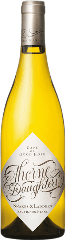 52,95 € Бесплатная доставка | Белое вино Thorne Snake & Ladders W.O. Swartland Swartland Южная Африка Sauvignon White бутылка 75 cl