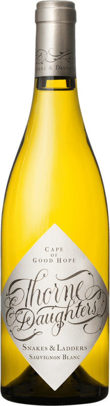 44,95 € Бесплатная доставка | Белое вино Thorne Snake & Ladders W.O. Swartland Swartland Южная Африка Sauvignon White бутылка 75 cl