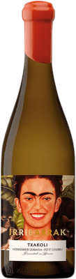 10,95 € Spedizione Gratuita | Vino bianco Garate Irribarrak Crianza D.O. Arabako Txakolina Paese Basco Spagna Hondarribi Zerratia Bottiglia 75 cl
